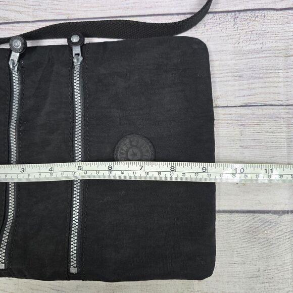 Kipling Alvar HB4061 Crossbody Bag Handbag Shoulder Bag Black Medium W/Keychain - Picture 8 of 8